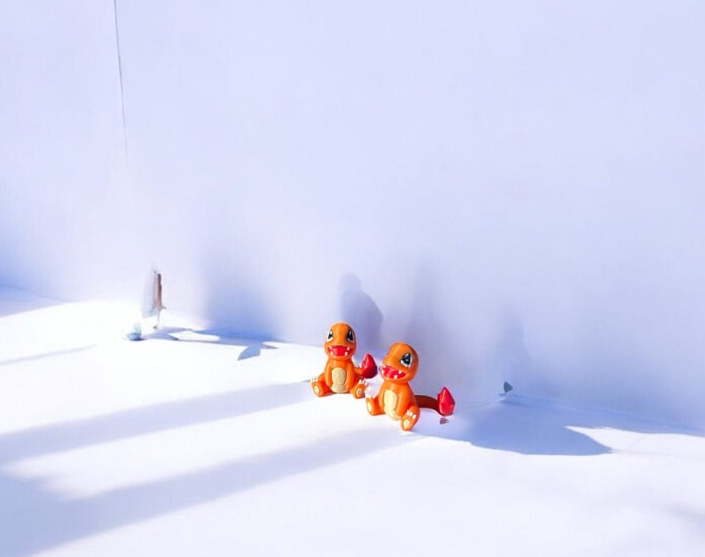 Image of Charmander Minifigure 3D printed (Mini - 1 Inch) Pokemon Collectible