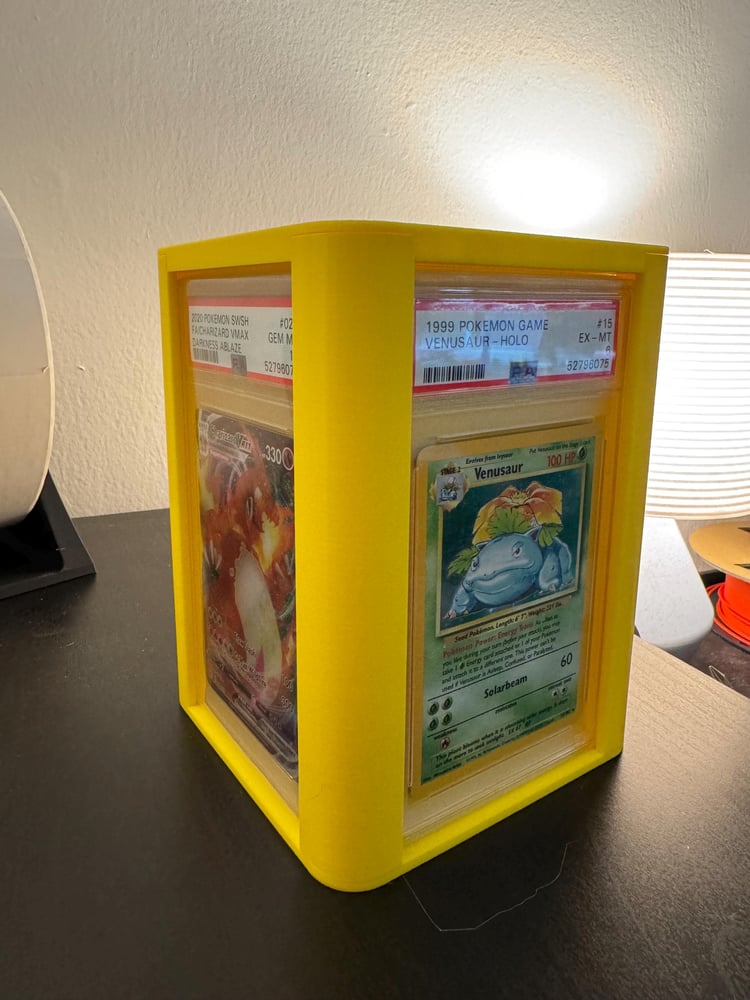 Image of Graded Card Display Storage PSA Slab cube storage up to 20 cards BGS pokemon Baseball basketball ...