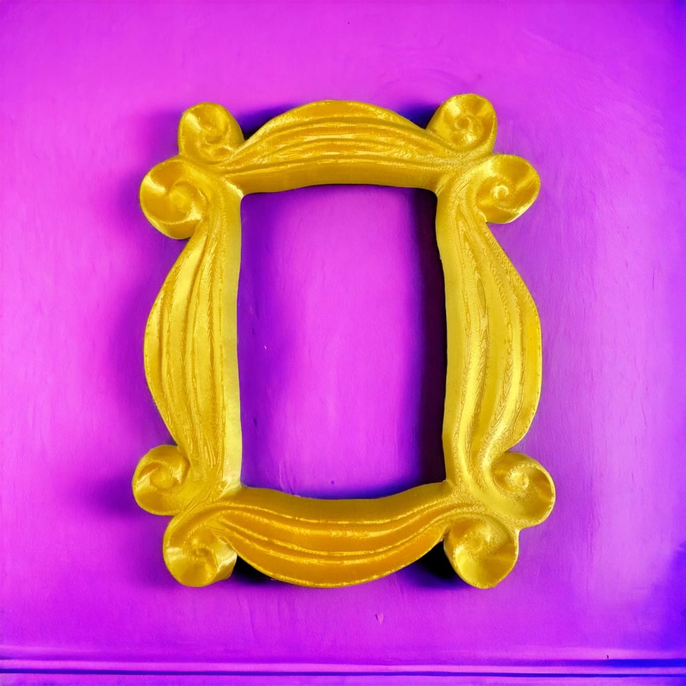Image of Friends-Inspired Yellow Peephole Frame, Monica's Apartment Decor, Perfect Gift for Sitcom Lovers,...