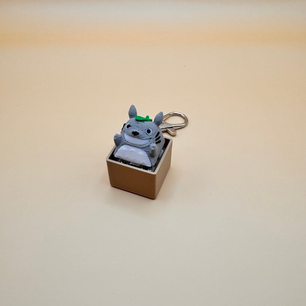 Image of Mechanical key totoro Fidget Combo - Customizable Keycap Set and Sensory Clicker Toy