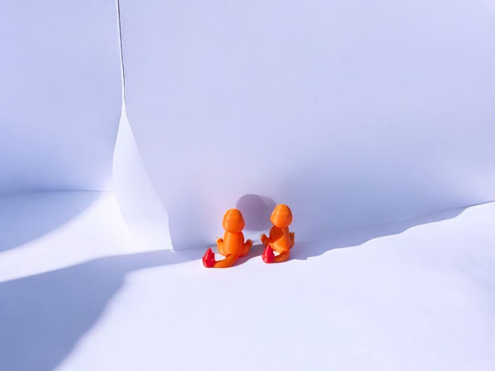 Image of Charmander Minifigure 3D printed (Mini - 1 Inch) Pokemon Collectible