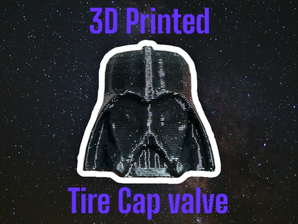 Image of Darth Vader 3D Tire Air Valve Caps Dust - Unique auto Car bicycle motorcycle Accessory for Star W...