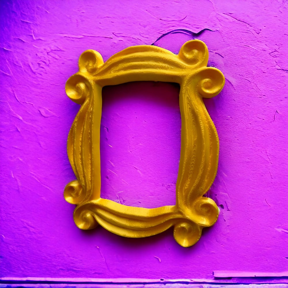 Image of Friends-Inspired Yellow Peephole Frame, Monica's Apartment Decor, Perfect Gift for Sitcom Lovers,...