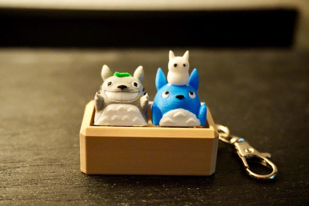 Image of Mechanical key totoro Fidget Combo - Customizable Keycap Set and Sensory Clicker Toy