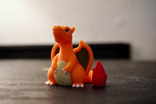 Image of Charizard Fire Minifigure 3D printed (Mini - 1 Inch) Pokemon Collectible charmander charmeleon fi...