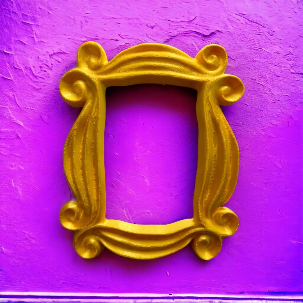 Image of Friends-Inspired Yellow Peephole Frame, Monica's Apartment Decor, Perfect Gift for Sitcom Lovers,...