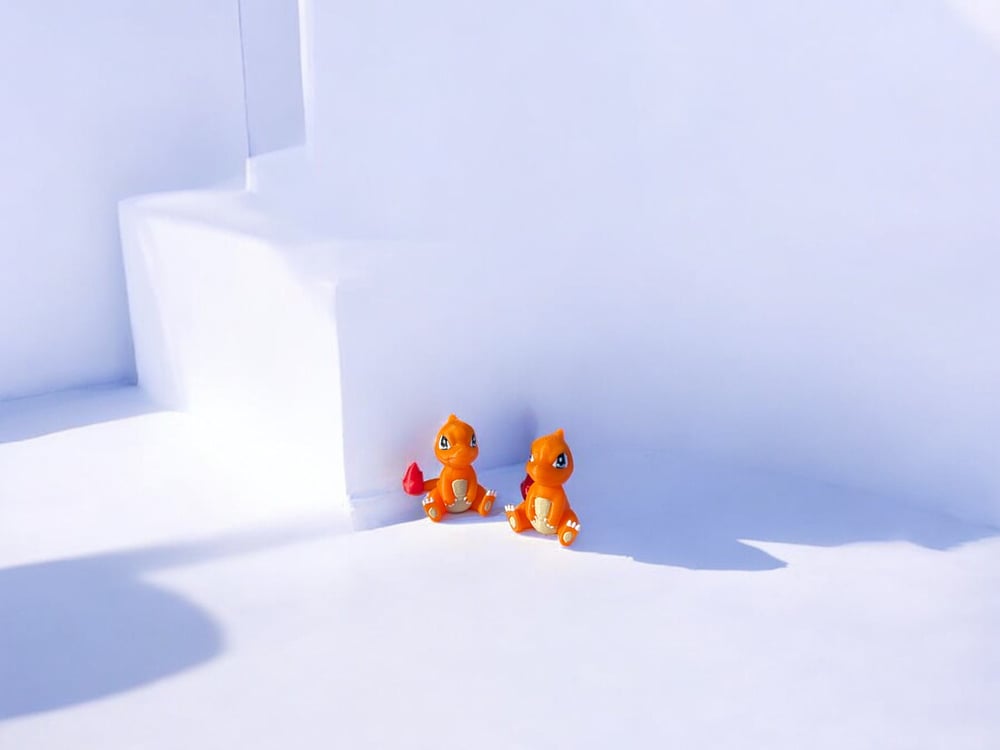 Image of Charmeleon Minifigure 3D printed (Mini - 1 Inch) Pokemon Collectible