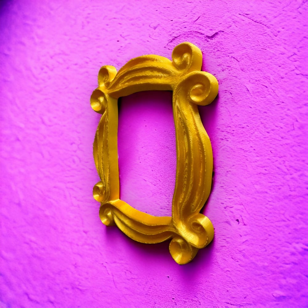 Image of Friends-Inspired Yellow Peephole Frame, Monica's Apartment Decor, Perfect Gift for Sitcom Lovers,...