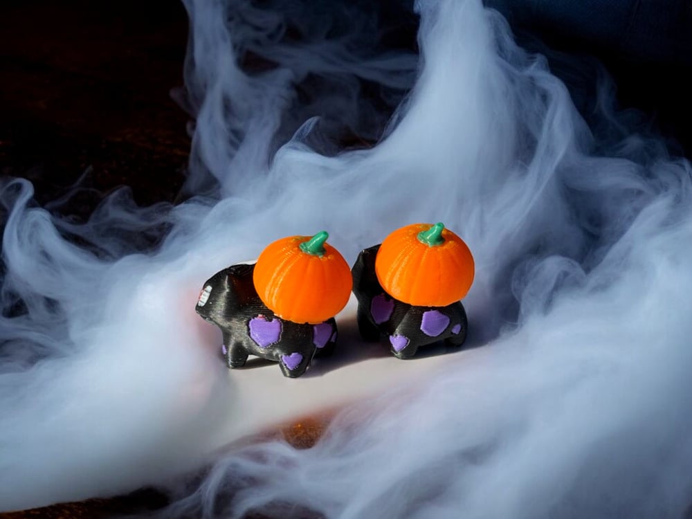 Image of Halloween Bulbasaur – 3D Printed Mini Pokémon Figurine