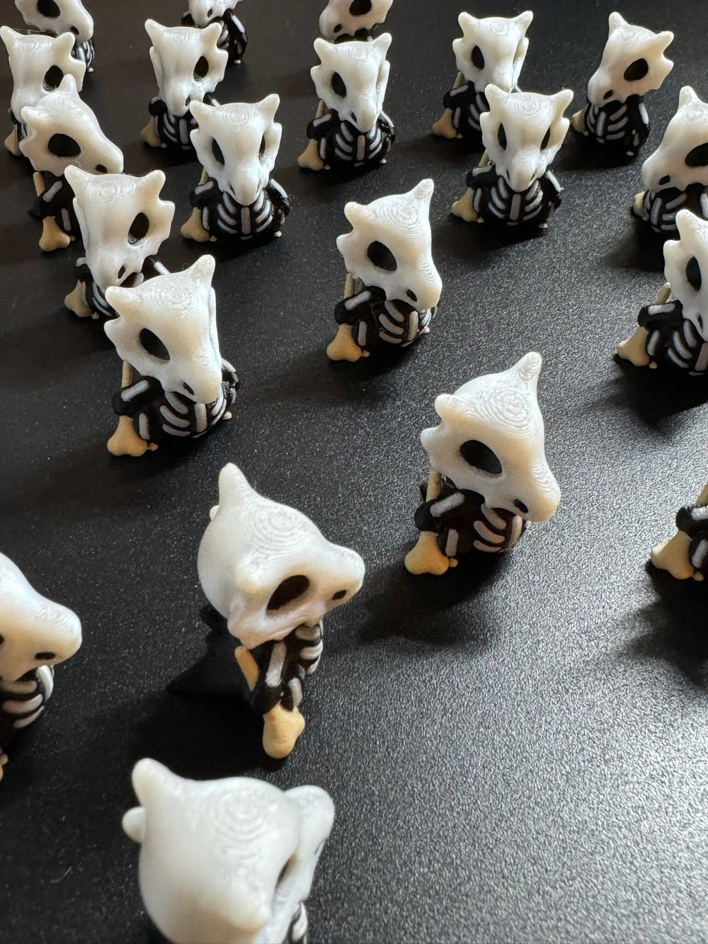 Image of Halloween Cubone Skeleton Costume Figurine GLOW IN DARK Pokemon collectible - Durable and Eco-Fri...