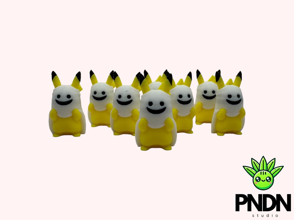Image of Pikachu Minifigure Costume Ghost Chibi Figurine halloween Charm, Thunder Electric Trinket (Small ...
