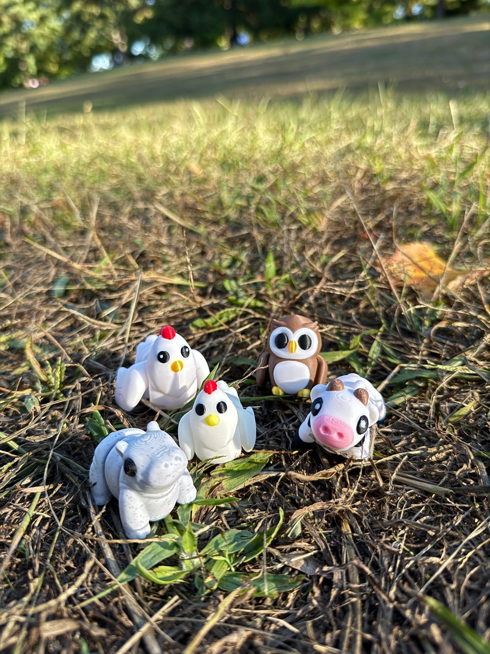 Image of Cow Fidget Toy - Articulated Keychain and Stress Reliever