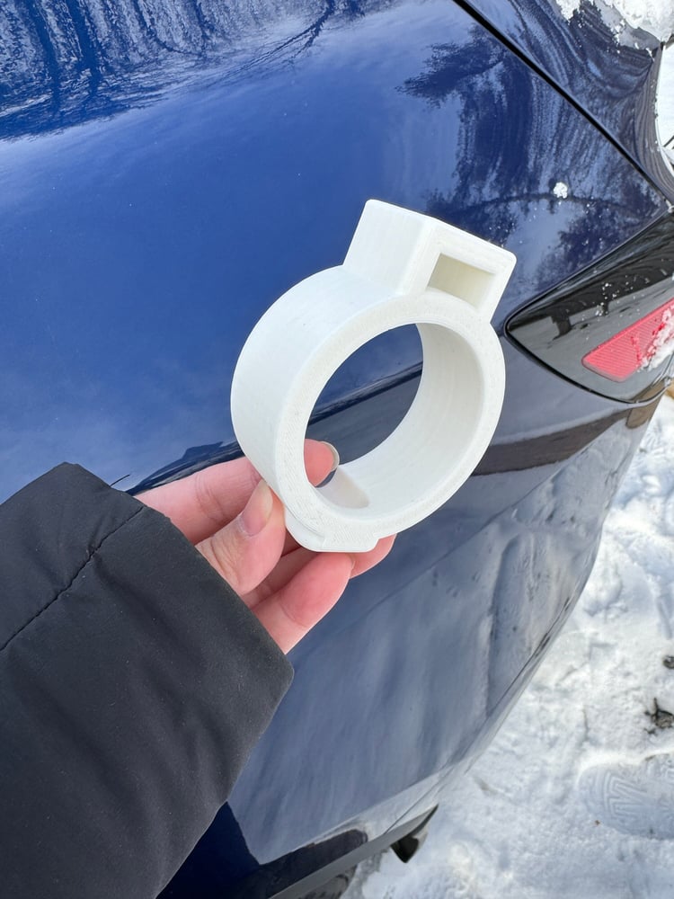 Image of Tesla Model 3/Y J1772 Lock Ring - Secure Charging Adapter, Anti-Disconnect, Durable PETG, Easy Fi...