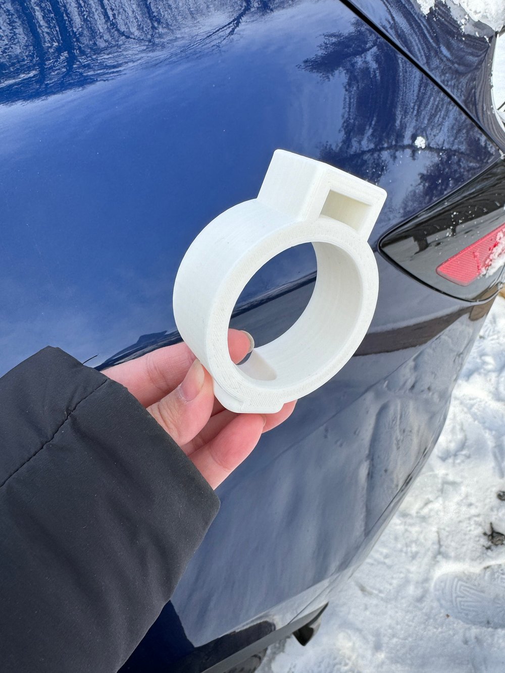 Image of Tesla Model 3/Y J1772 Lock Ring - Secure Charging Adapter, Anti-Disconnect, Durable PETG, Easy Fi...