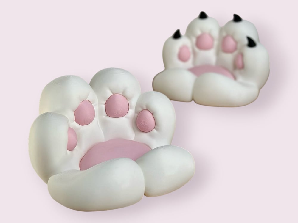 Image of Kawaii Cat Paw Tray - Charming Kitty Paw Dish, Cute Cat Lover Gift, Kitten Paw Plate, Unique Jewe...