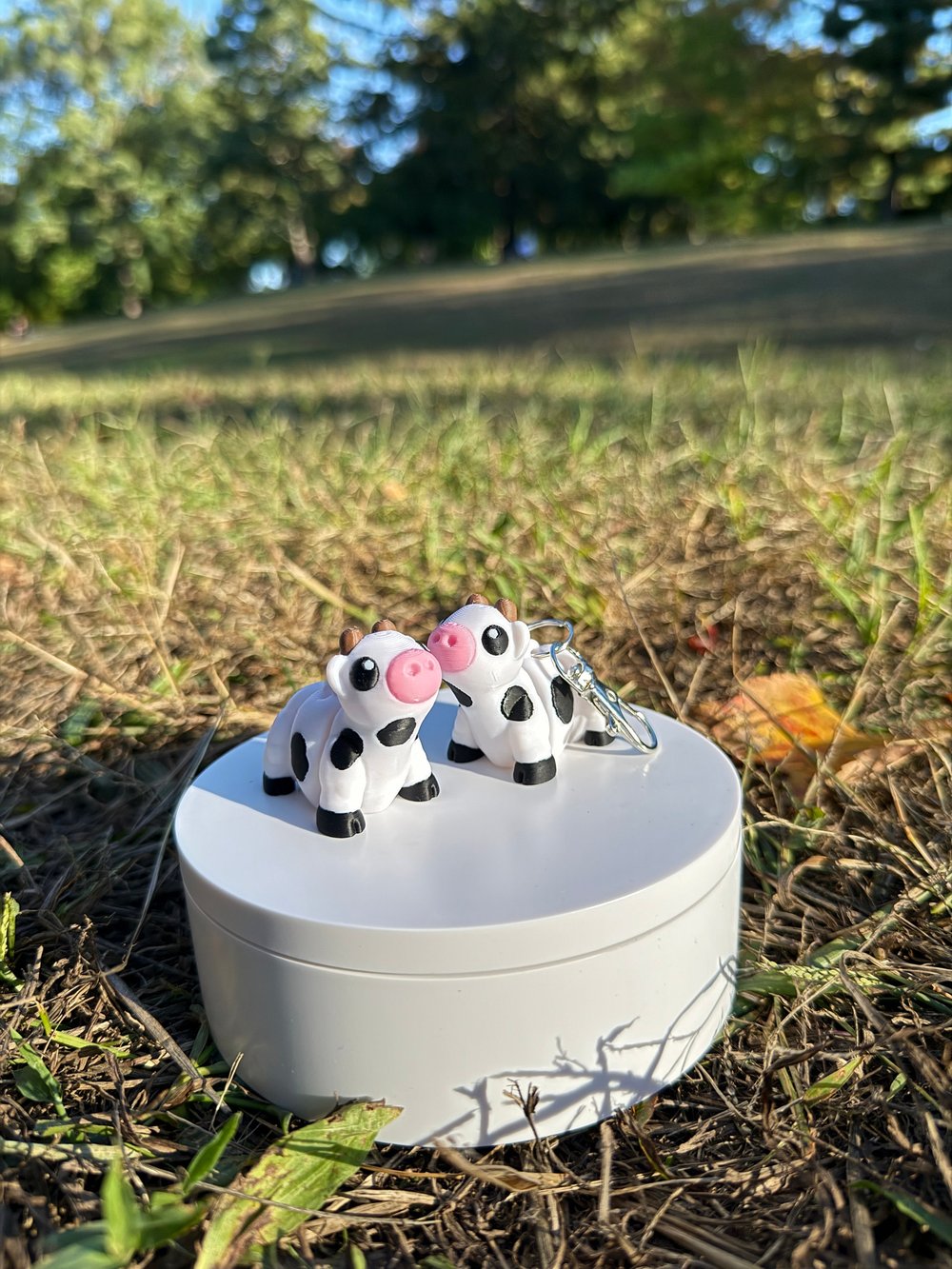 Image of Cow Fidget Toy - Articulated Keychain and Stress Reliever