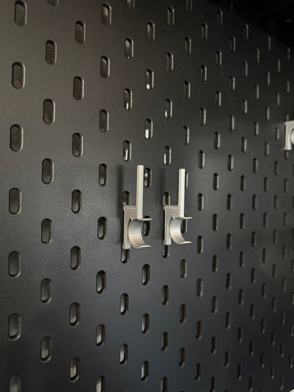 Image of Thread Spool and Bobbin Holder for IKEA SKÅDIS Pegboard – Organized Sewing Storage Solution