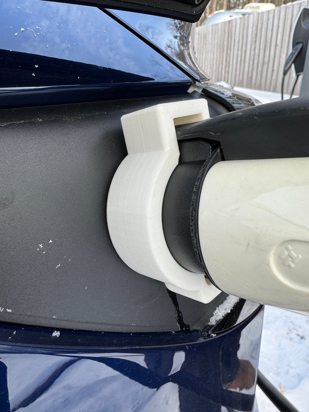 Image of Tesla Model 3/Y J1772 Lock Ring - Secure Charging Adapter, Anti-Disconnect, Durable PETG, Easy Fi...