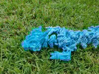 Image 2 of XL Blue/Silver Steampunk Dragon