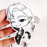 Image 3 of BTS chibi stickers - War of Hormone