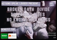 Cancer Benefit Charity Show (Broken Oath / Divide / etc.) - 08/03/2025