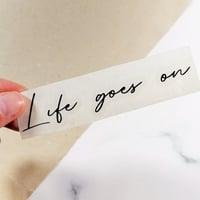 Image 2 of BTS Vinyl Decal – life goes on