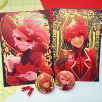 Image 1 of Hazbin Hotel prints & buttonpins