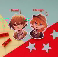 Image 3 of Bungou Stray Dogs buttonpins & stickers