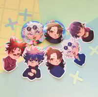 Image 1 of Jujutsu Kaisen Stickers & buttonpins