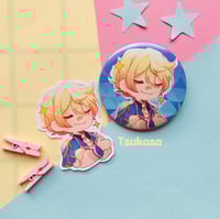 Image 2 of Vocaloid buttonspins & stickers
