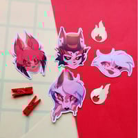 Image 1 of Hazbin hotel stickers