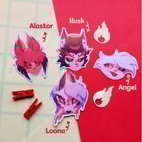 Image 2 of Hazbin hotel stickers