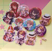Image 1 of Luxiem buttonpins & stickers