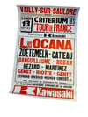 Original poster of a criterium featuring Luis ocana, winner of the 1973 Tour de France.