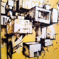 Image 4 of Home street home yellow (painting on canvas)