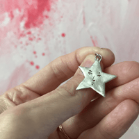 Image 2 of Star Man Pendant in Sterling Silver