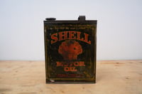 Image 1 of Early Shell Motor Oil Can
