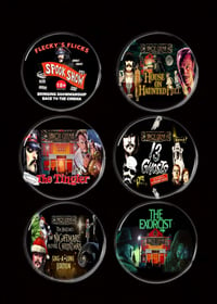 Image 1 of FLECKY FLICKS COMPLETE BADGE SET…FREE P&P