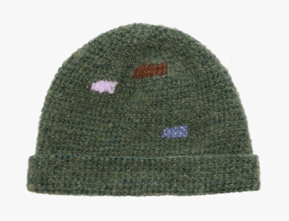 Image of GREEN ALPACA CAP