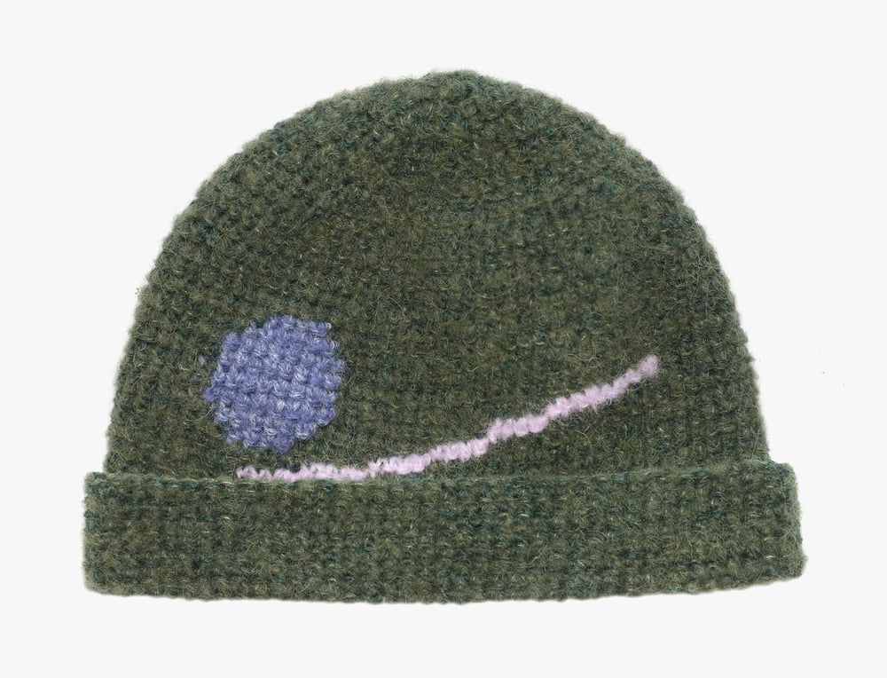 Image of GREEN ALPACA CAP