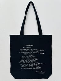 Image 2 of Tote bag Oceánika with poem