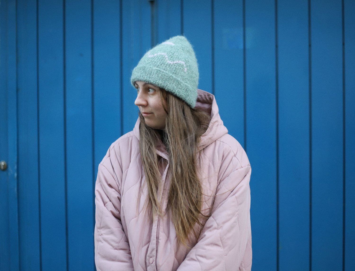 Image of MINT MOHAIR CAP