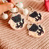 Image 4 of Nyoka On The Moon Keychain