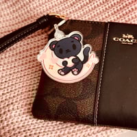 Image 2 of Nyoka On The Moon Keychain