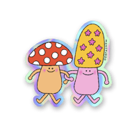 Image 1 of Mushroom Friends Sticker