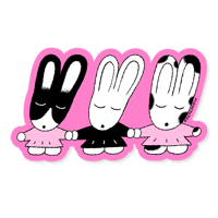 Image 1 of Rabbit Friends Sticker