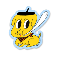 Delinquent Dog Sticker