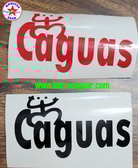 Caguas Taino Decal x2 red (rojo)