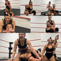 Nadia vs Luna (duck tape and submissions) 