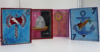Orisha Greeting Cards:  Chango/Ellegua/Yemaya/Obba